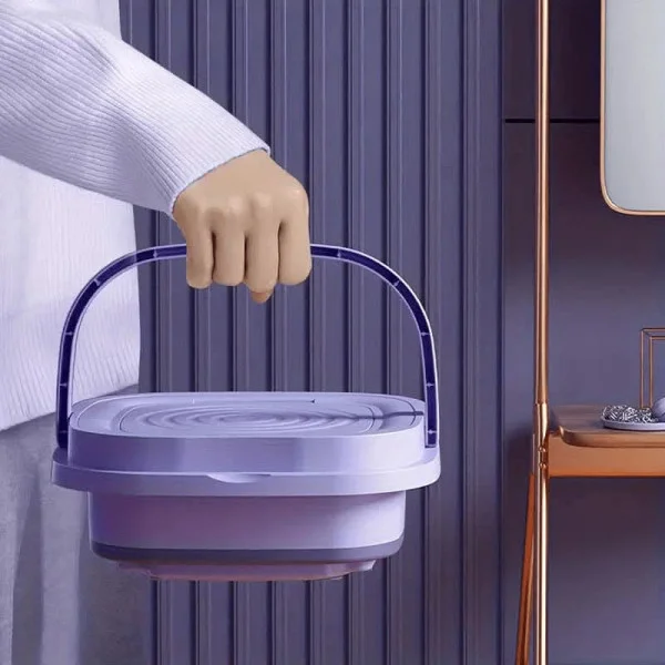 🧺 Foldable Mini Washing Machine!