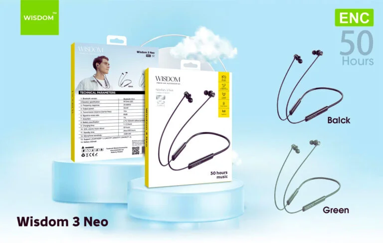 Wisdom 3 NEO Wireless Earbuds – Superior 50H Playback