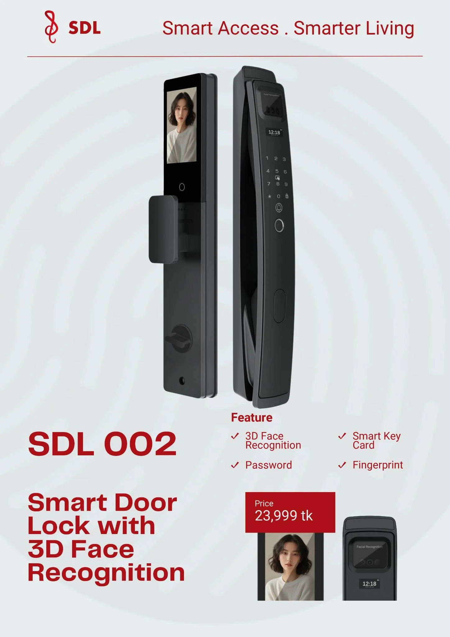 SDL 002: The Ultimate 3D Face Recognition Smart Lock