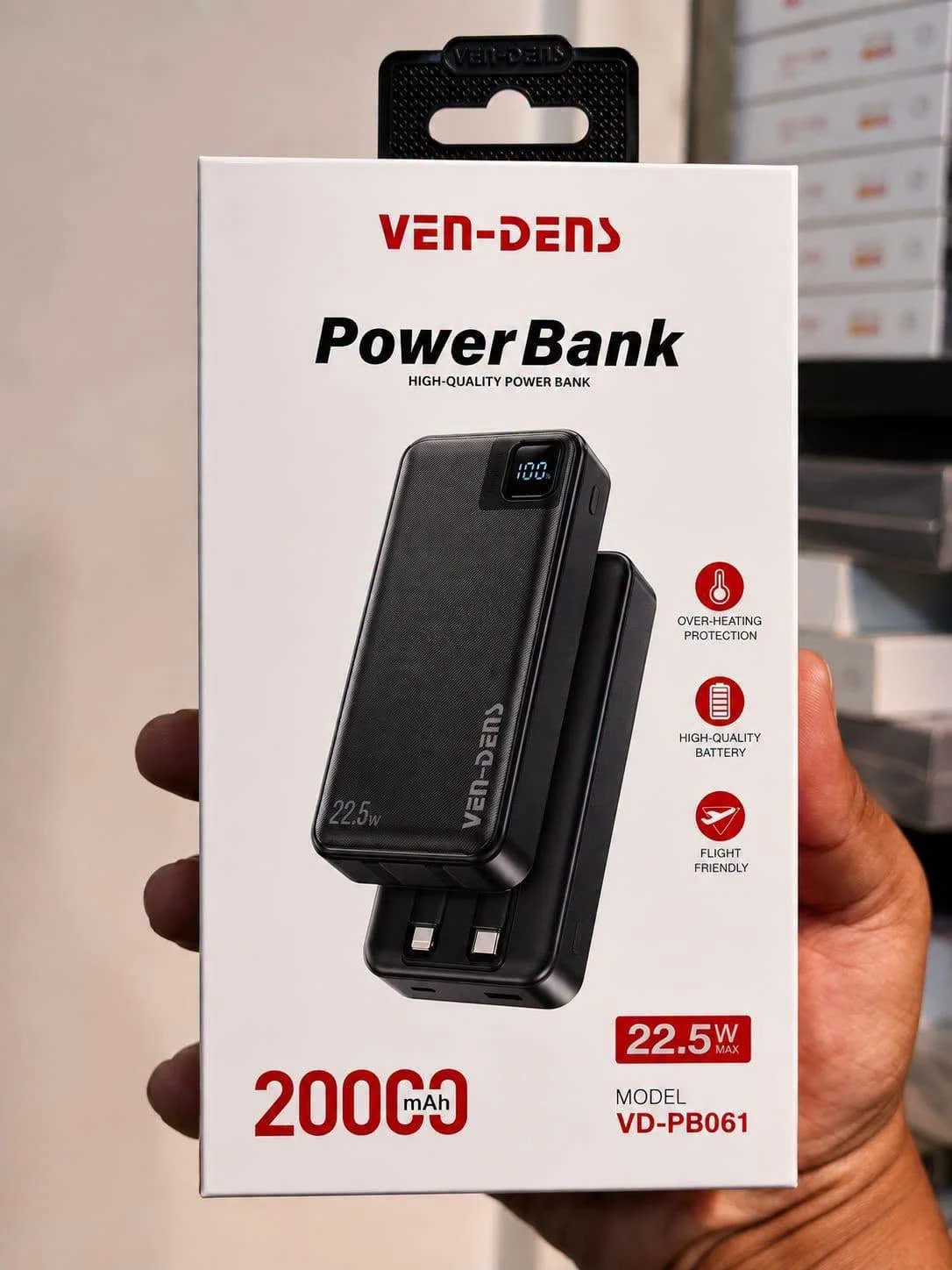 Vendens 20,000mAh VD-PB061 Power Bank