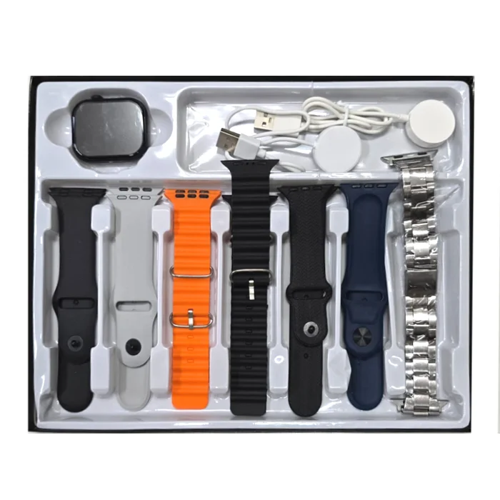 Max 129 Smart watch with 7 straps