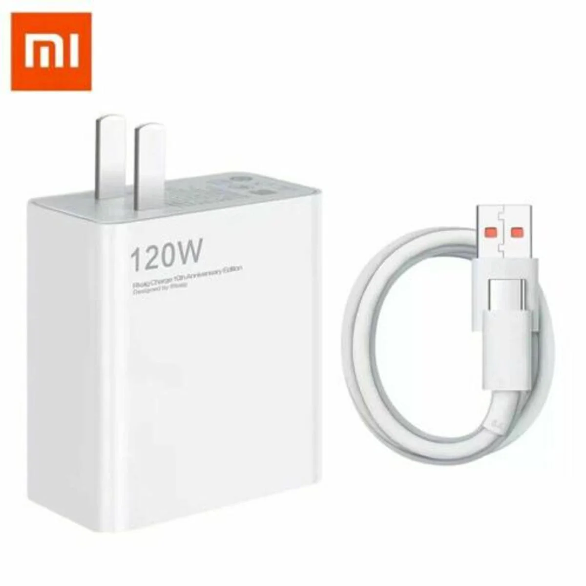 Xiaomi Mi 120W GaN HyperCharge Turbo Adapter with Cable