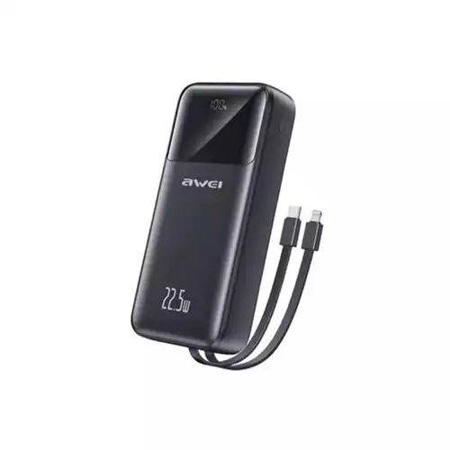 Awei P107K 20000mah PD 22.5W Fast Charging Digital Display Power Bank