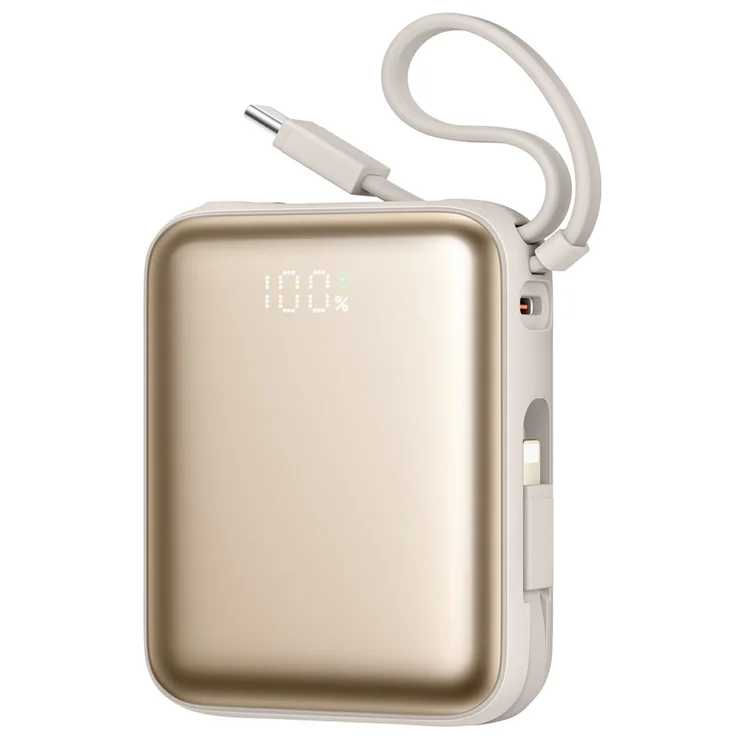 JOYROOM JR-PBF27 22.5W Mini Power Bank With Dual Cables 10000mAh